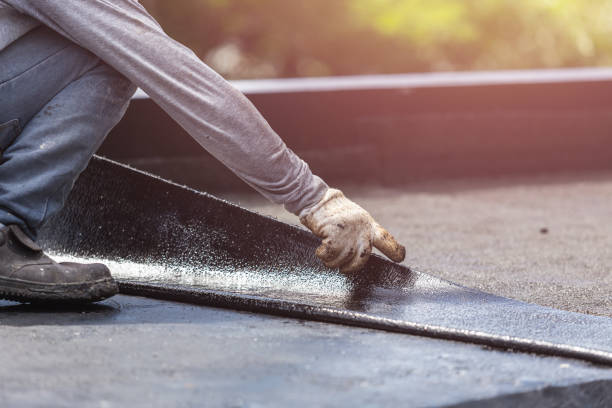 Professional Waterproofing technician working in Troy, NC